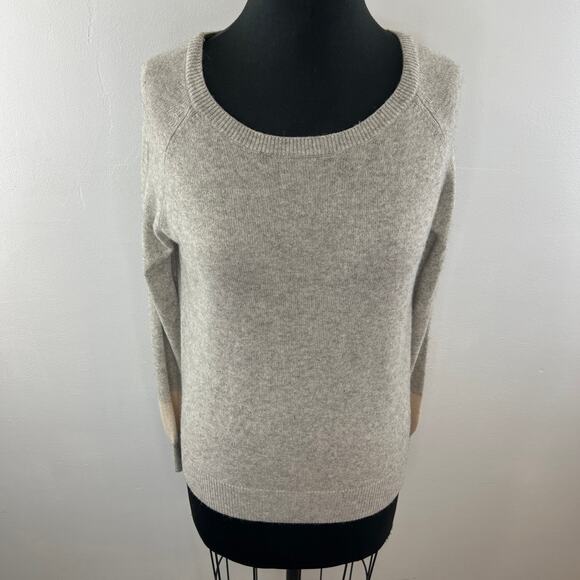 REPEAT Silver Edition Heather Gray S Sweater Cashmere Round Long Sleeve Pullover - Picture 2 of 9